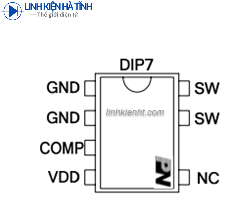 IC NGUỒN PN8024 PN8024R 8024 CHÍNH HÃNG